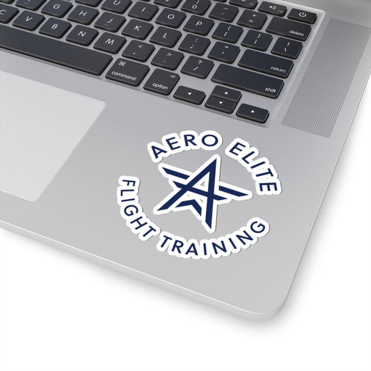 Aero Elite Flight Training Kiss-Cut Sticker — Logo Decal